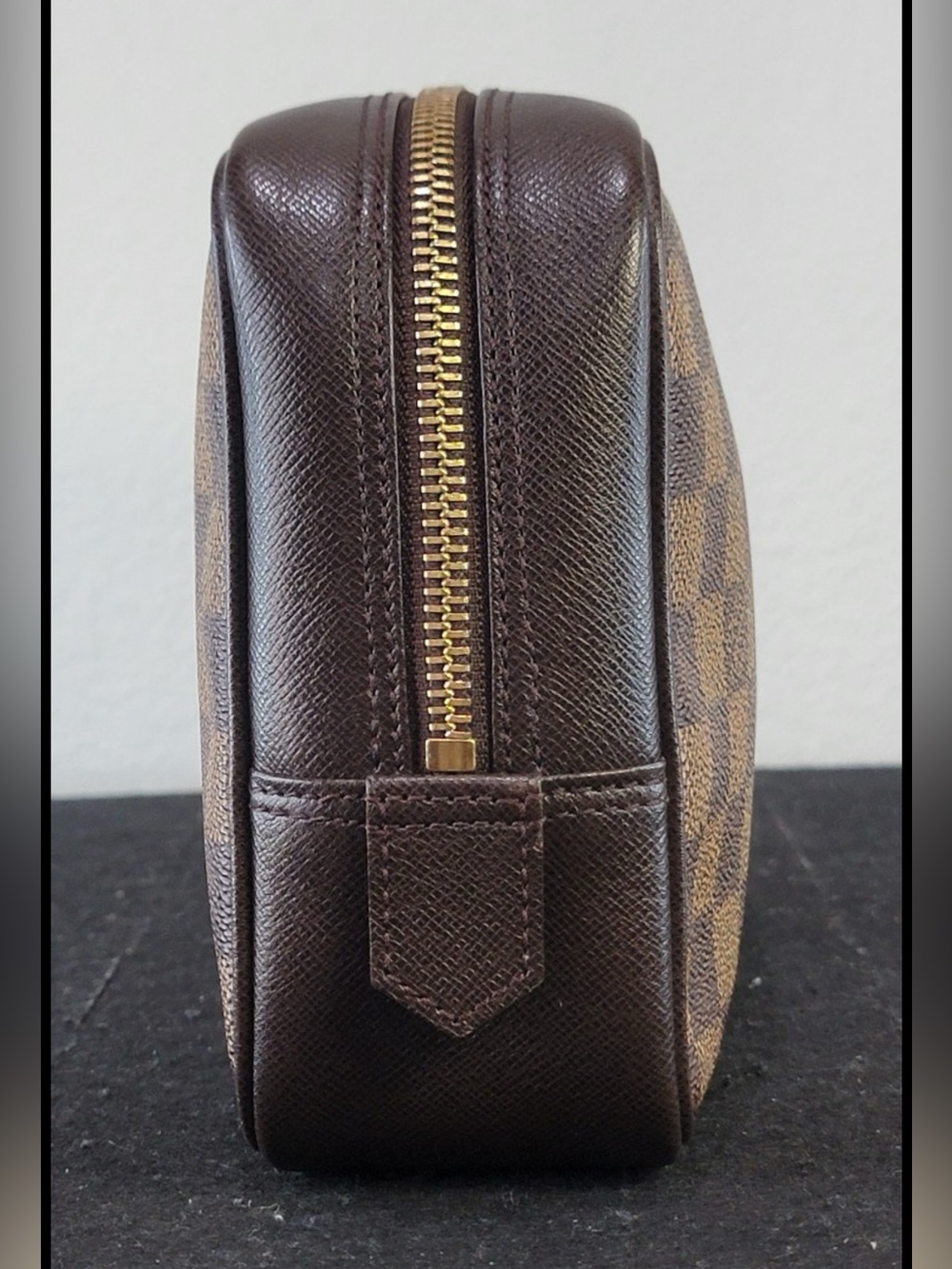 •LOUIS VUITTON• Damier Ebene Trousse Toilette pouch - Picture 7 of 14
